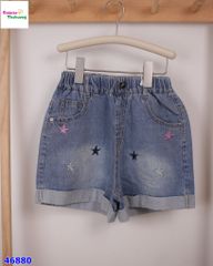 Quần short jean ngôi sao