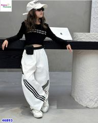 Quần dài ChaoBoy trắng sọc đen