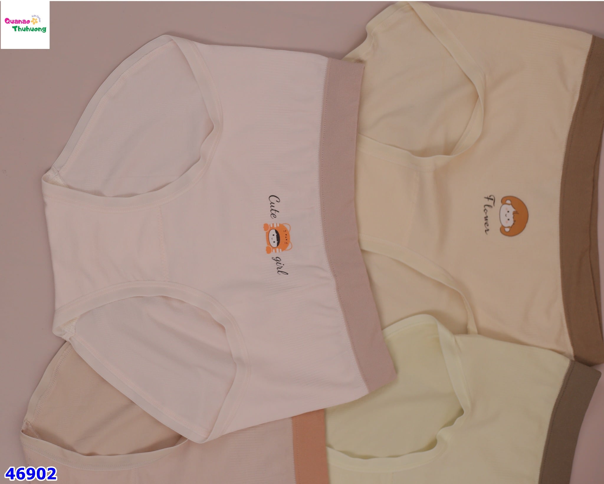 Set 4 chip đùi bé gái