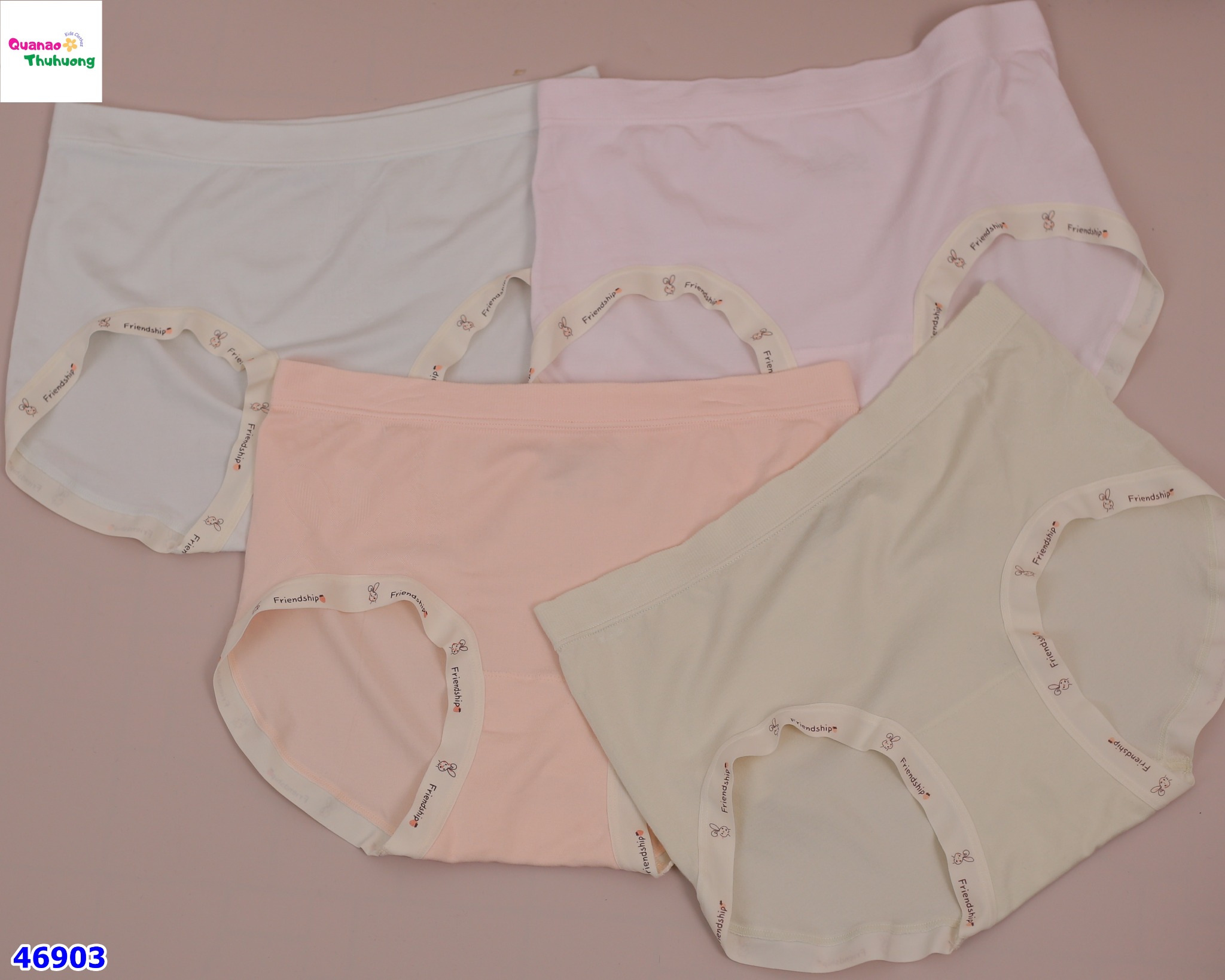 Set 4 chip đùi màu trơn