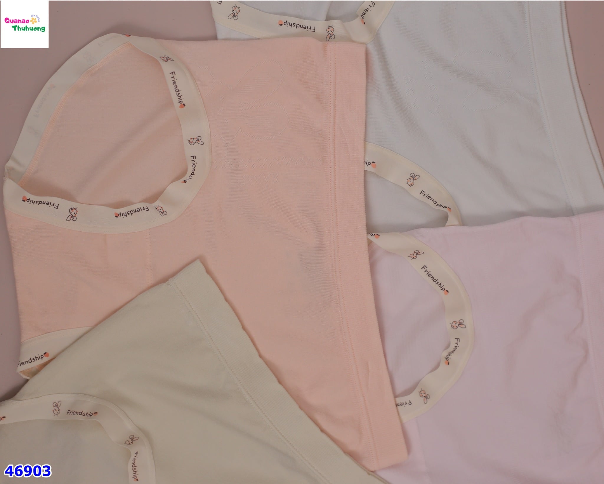 Set 4 chip đùi màu trơn