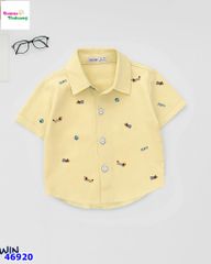 Áo sơ mi Win vàng cún