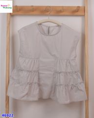 Áo sát nách tầng xanh mint