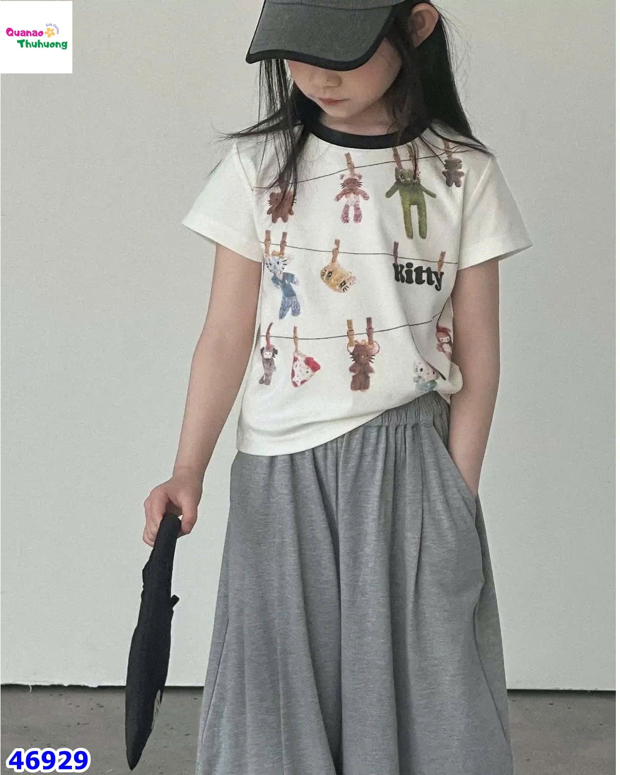 Áo xám Kitty