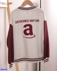 Bomber V.1 xám tay đỏ