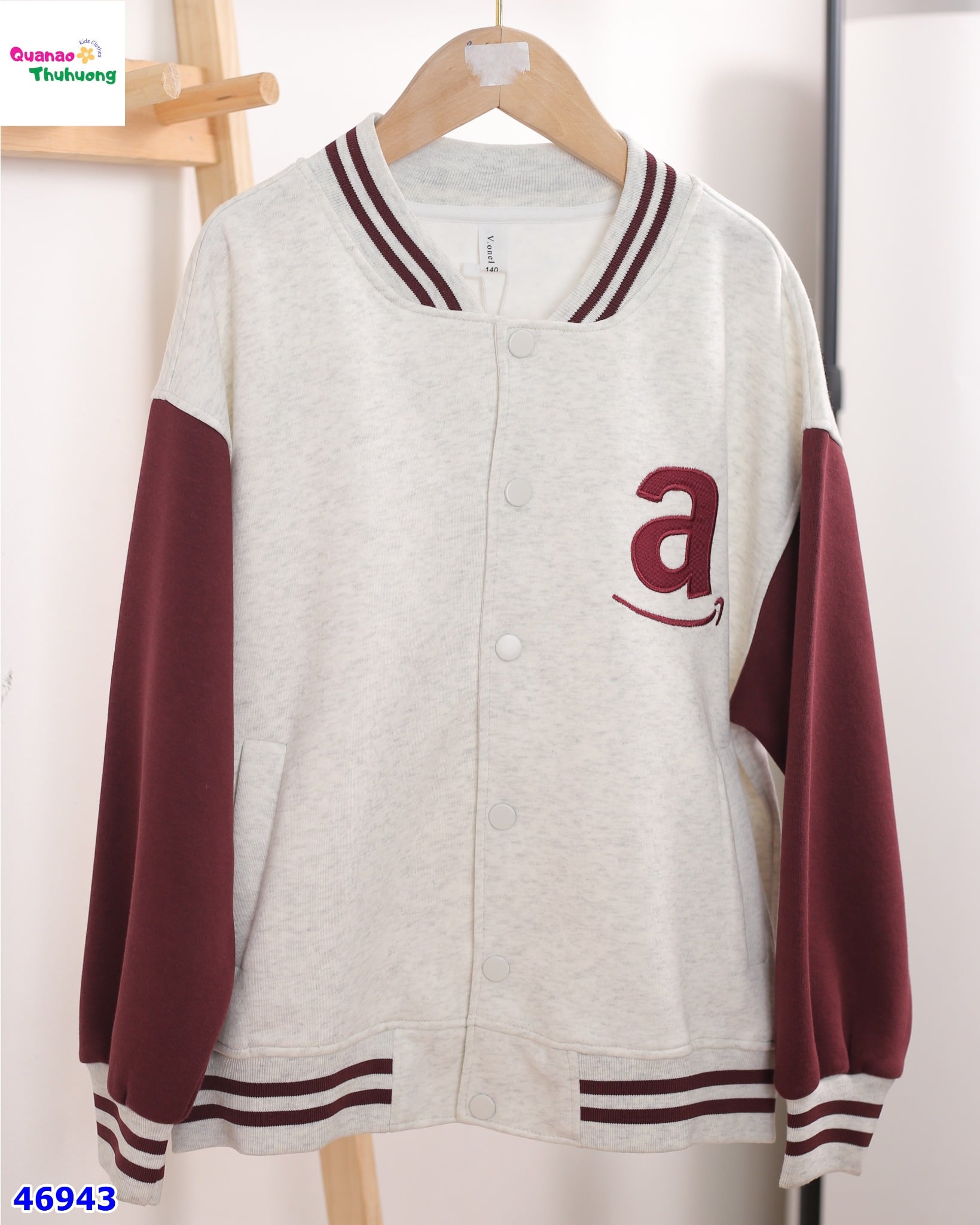 Bomber V.1 xám tay đỏ