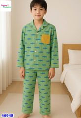 Pyjama xanh cá sấu