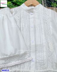 Set Luca somi & chân váy kem trắng