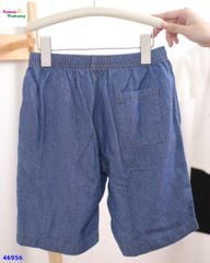 Quần short jean Uni xanh đậm
