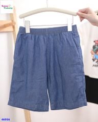 Quần short jean Uni xanh đậm