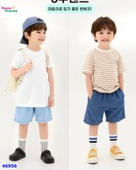 Quần short jean Uni xanh nhạt