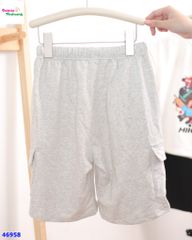 Quần short Uni xám túi hộp
