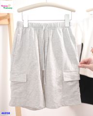 Quần short Uni xám túi hộp