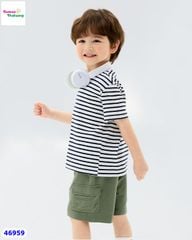 Quần short Uni xanh rêu túi hộp