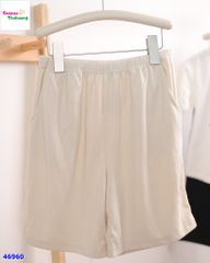 Quần short Uni kem