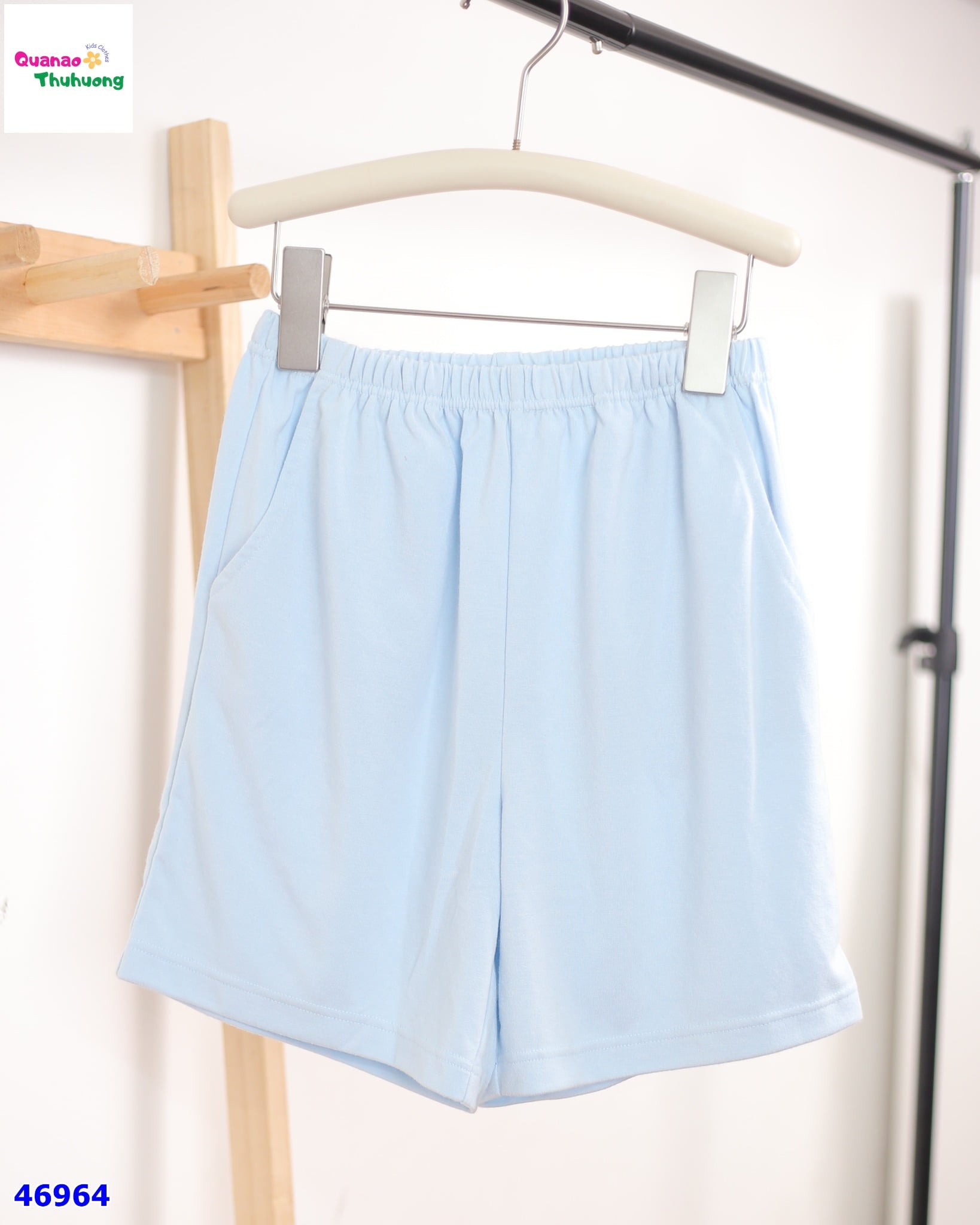 Quần short Uni xanh biển