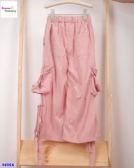 Quần túi hộp hồng