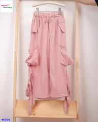 Quần túi hộp hồng