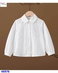 Set 3: sơ mi, chân váy xám, gile đỏ Kitty (tặng túi đeo)