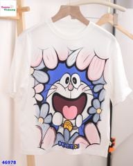 Áo thun trắng Dorarmon