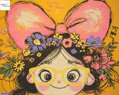 Áo croptop vàng cô gái