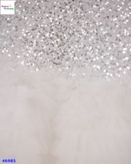 Đầm tiệc trắng đính cườm