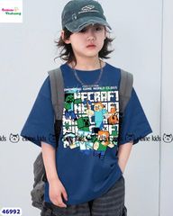 Set Elaine xanh Minecraft, quần jean xám