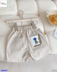 Quần short Bernie kem