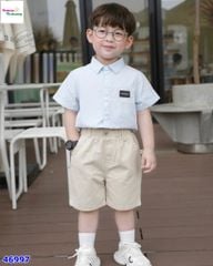 Quần short Bernie kem