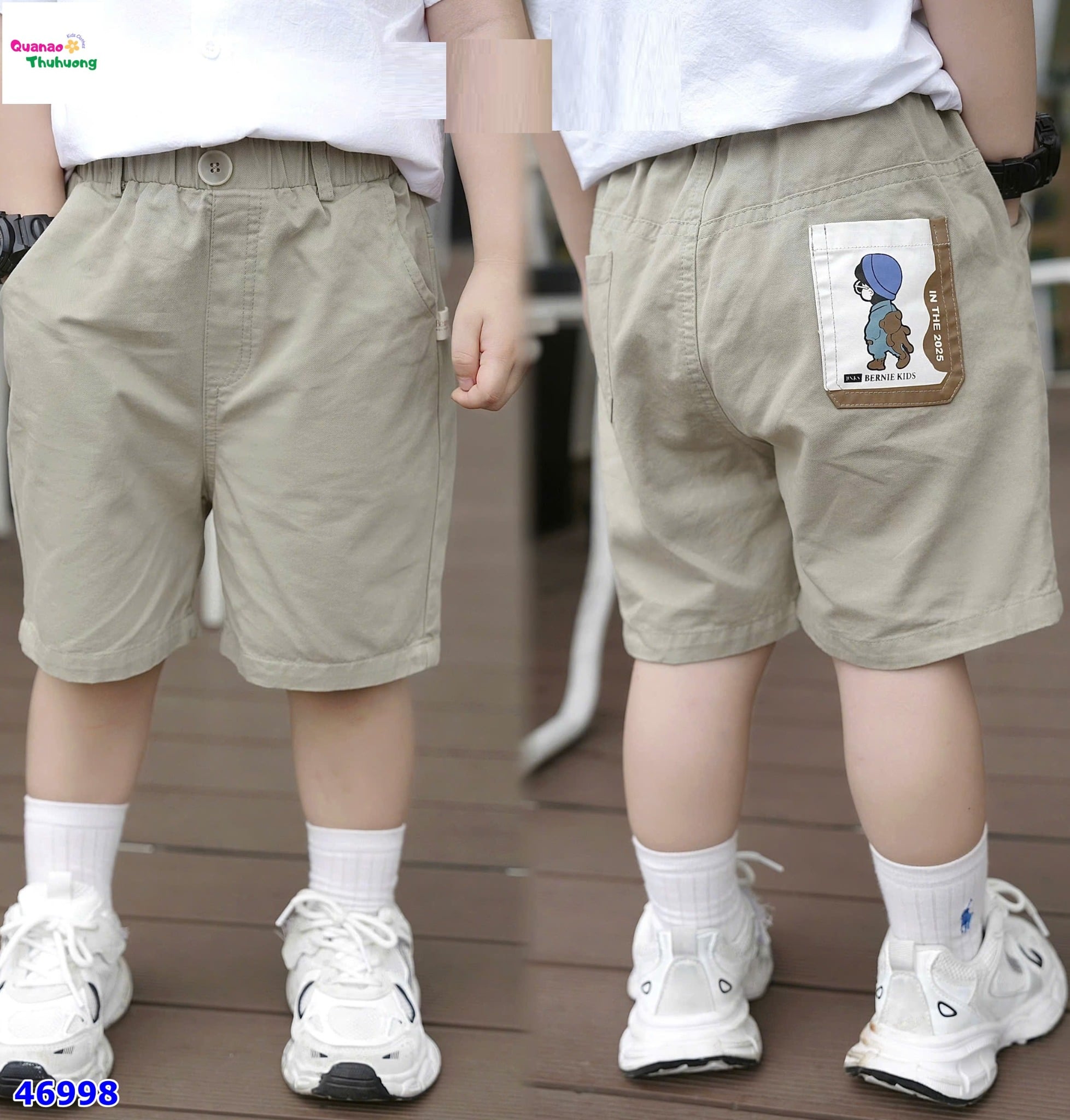 Quần short Bernie xanh rêu