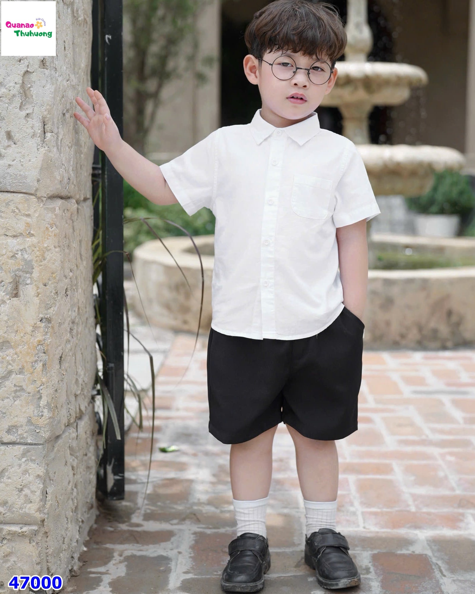 Áo sơmi Bernie trắng