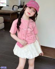 Set Sofia hồng I.The Orgna đính nơ