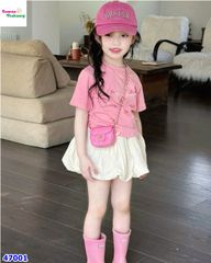 Set Sofia hồng I.The Orgna đính nơ