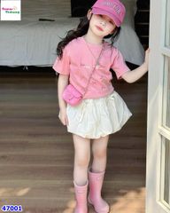 Set Sofia hồng I.The Orgna đính nơ