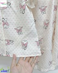 Bộ dài June chấm bi hồng thỏ
