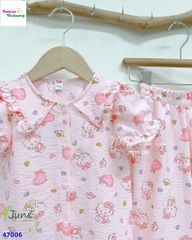 Bộ dài June hồng Kitty