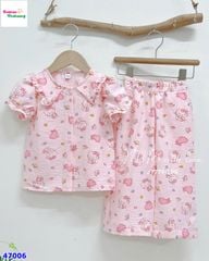 Bộ dài June hồng Kitty