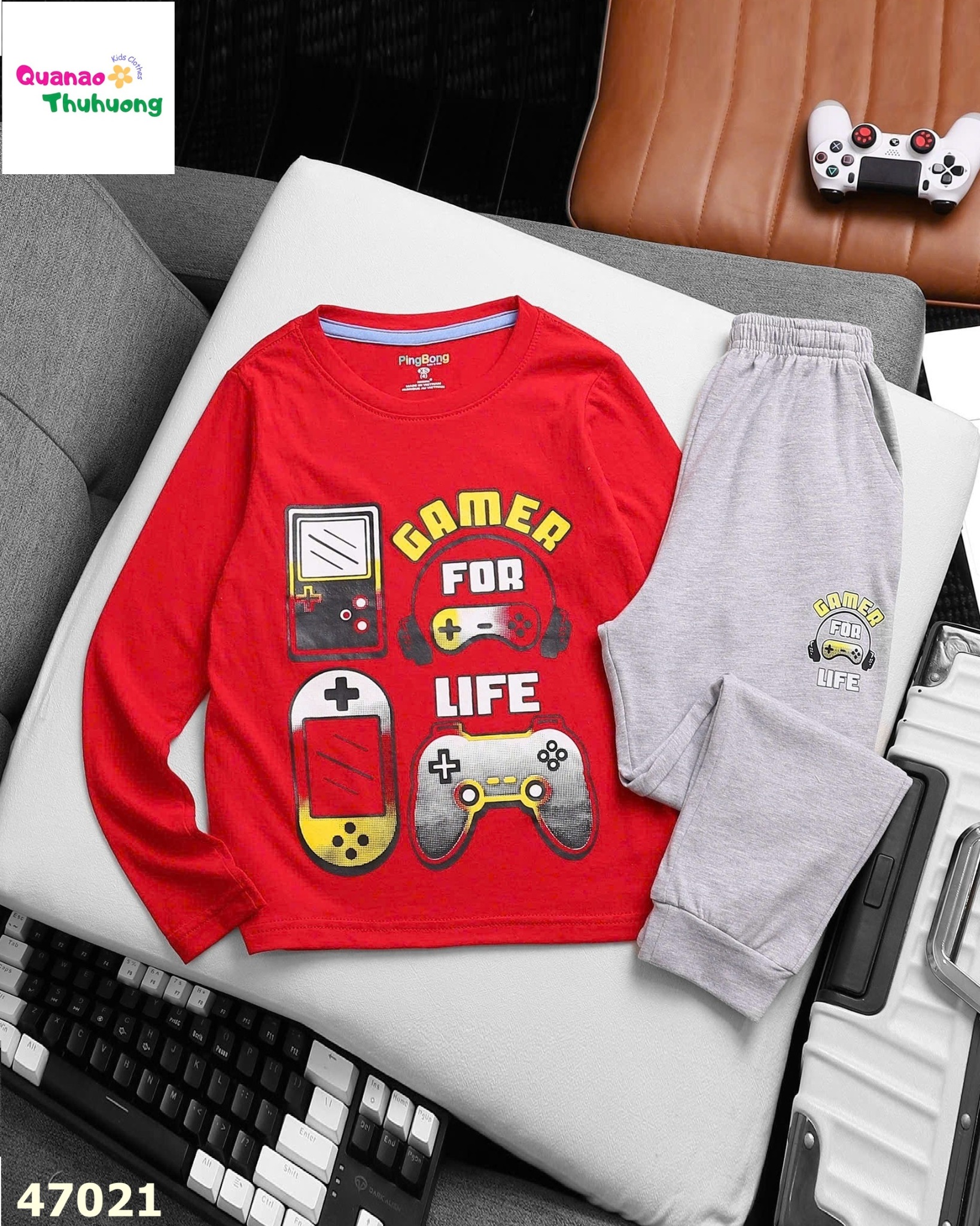 Bộ dài Pingbong đỏ Game