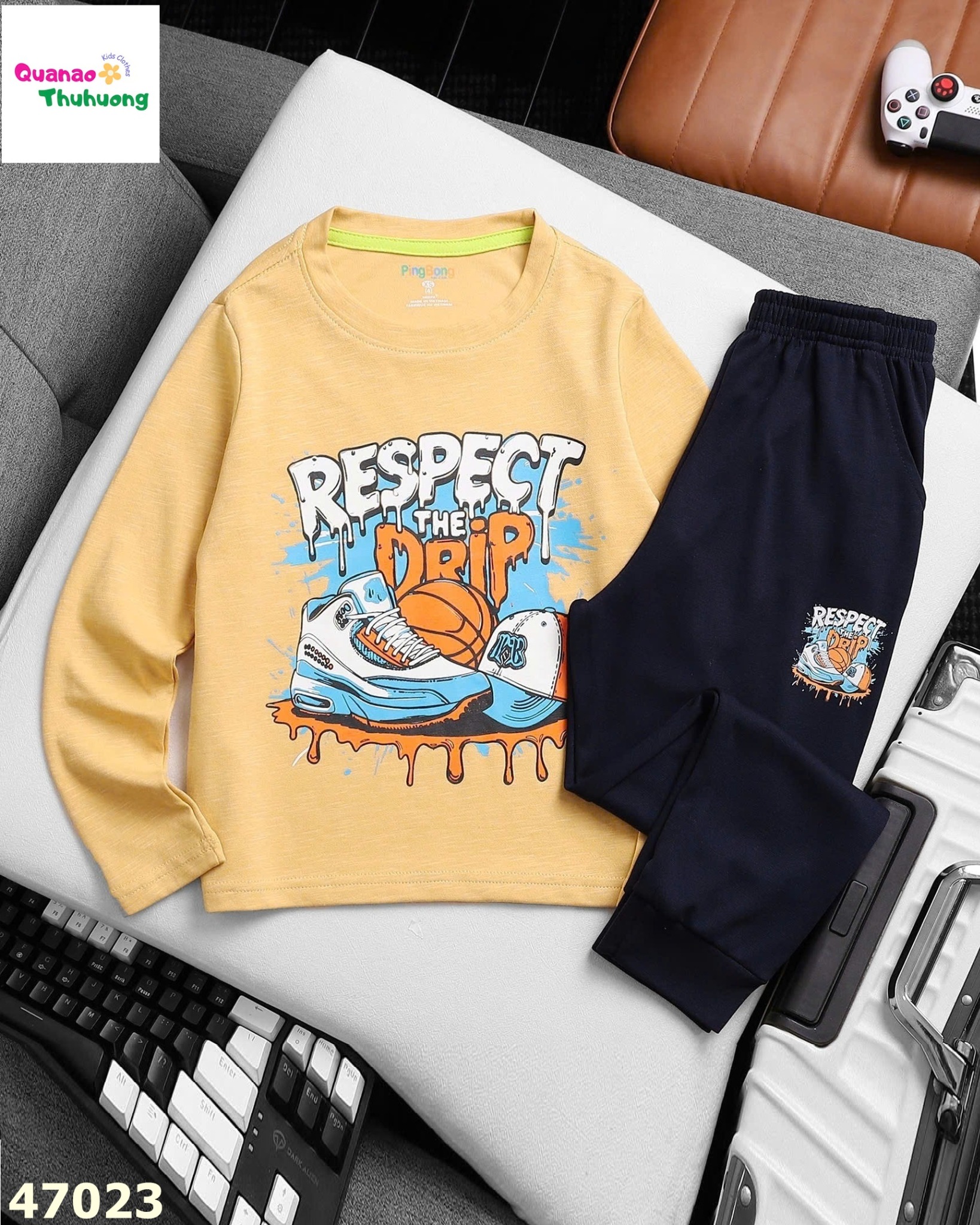 Bộ dài Pingbong vàng Respect