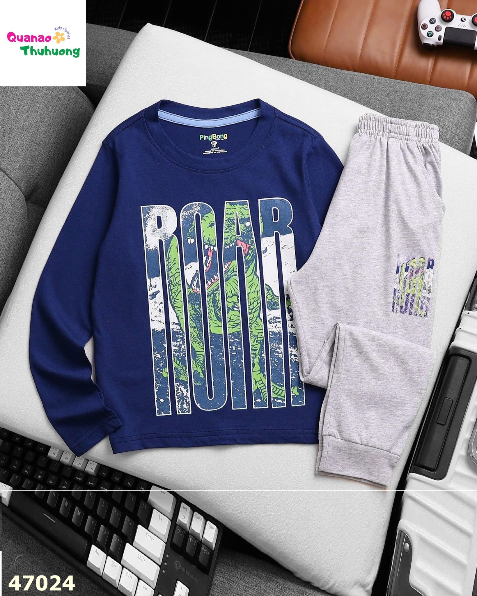 Bộ dài Pingbong xanh Roar