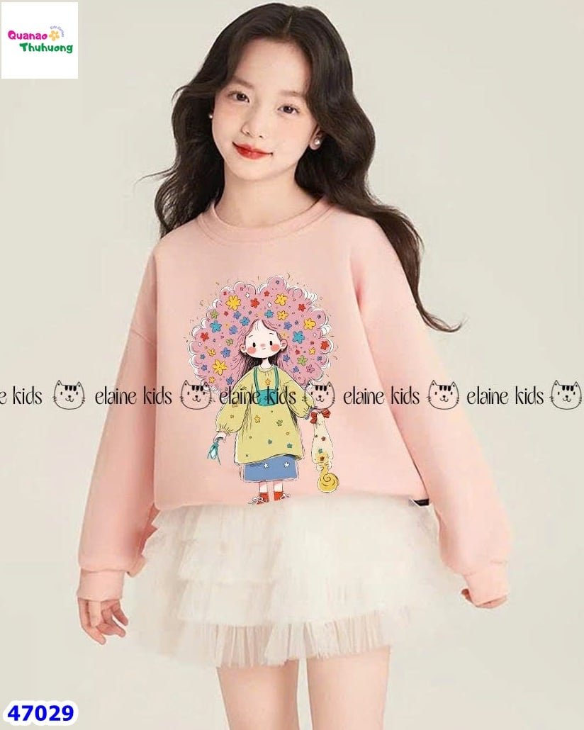 Set Elaine hồng cô gái