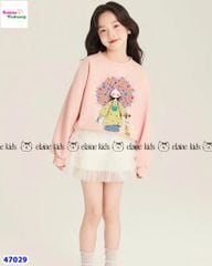 Set Elaine hồng cô gái