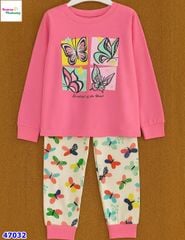 Bộ dài HuniKid bướm hồng