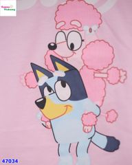 Bộ dài HuniKid Bluey hồng