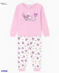 Bộ dài HuniKid tím Kuromi