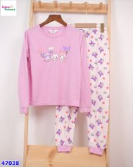 Bộ dài HuniKid tím Kuromi