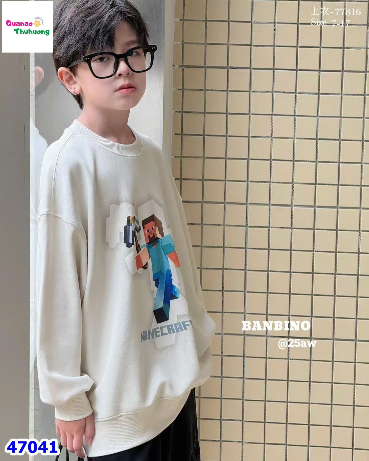 Sweater Banbino kem Minecraft