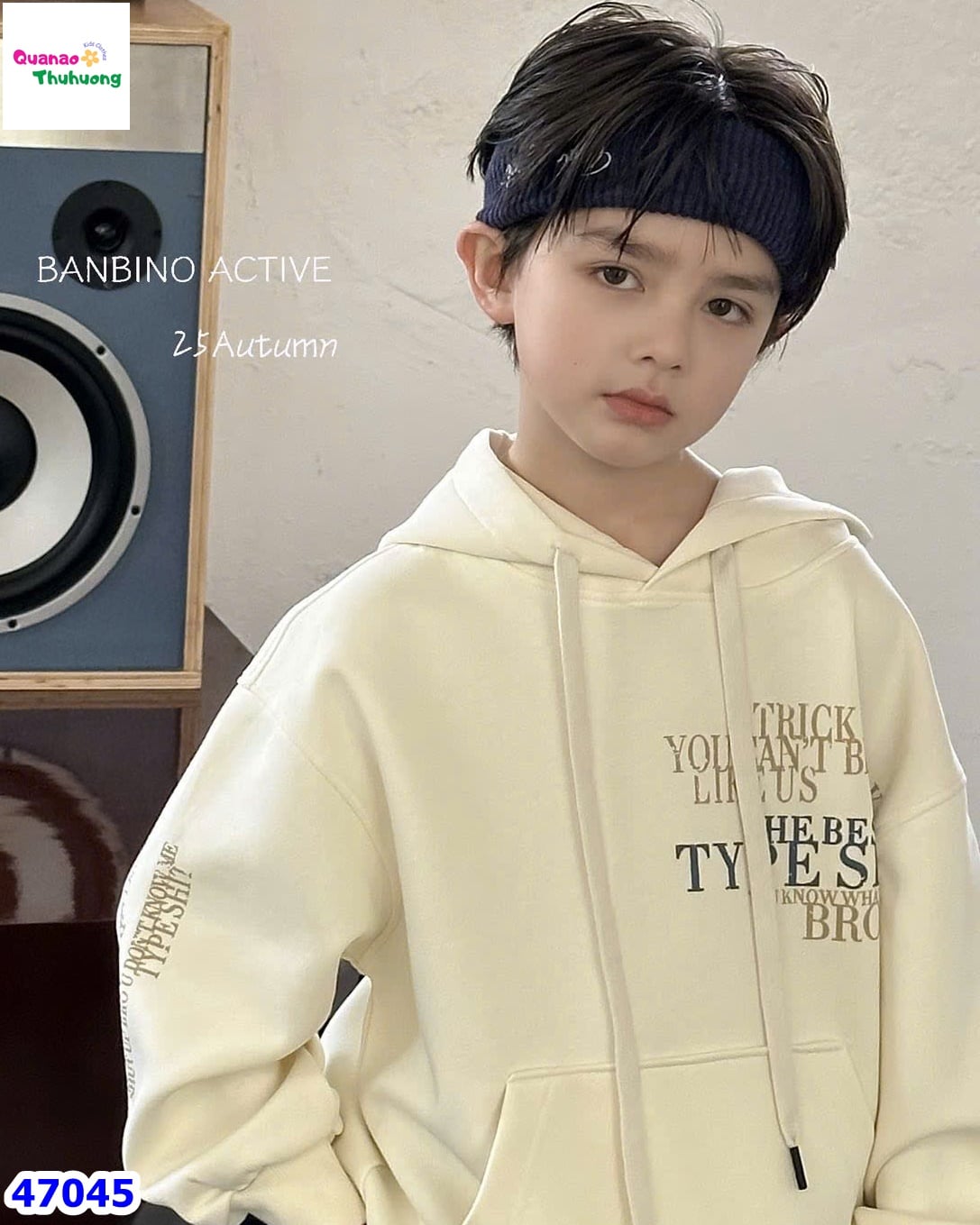 Hoodie Banbino kem Trick