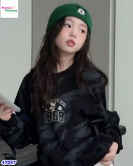 Sweater Banbino đen Snoopy 1969