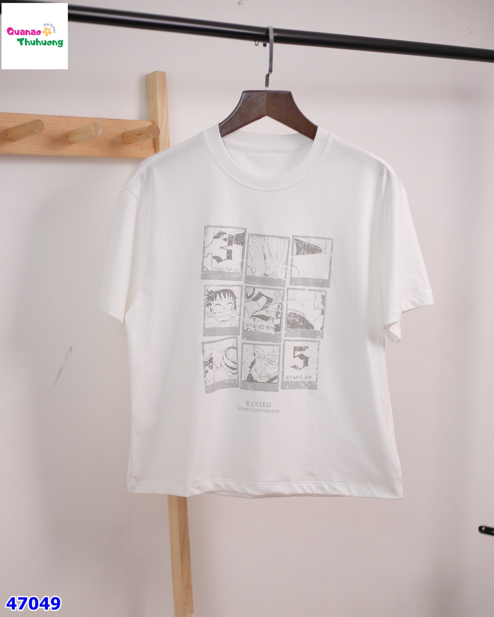 Áo Banbino trắng One Piece